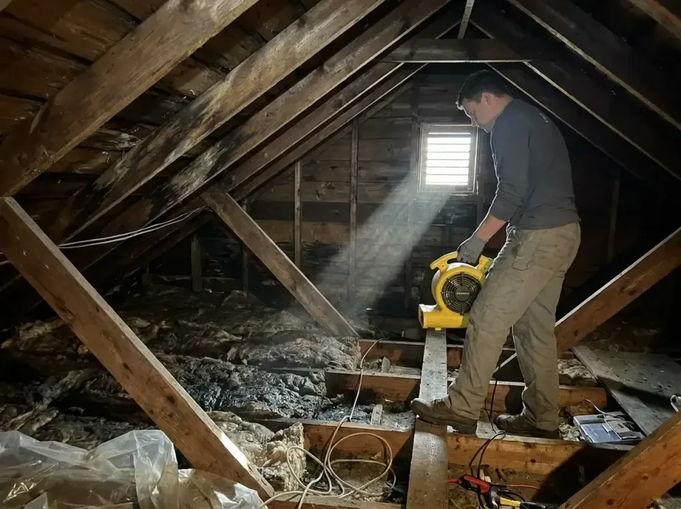 attic-water-damage-drying-proc-007 — frequently asked questions, Emergency Water Extraction & 24/7 Flood Response in Gilbert…